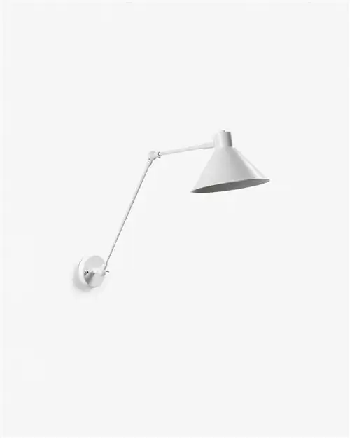 Настенный светильник из белой стали от Kave Home