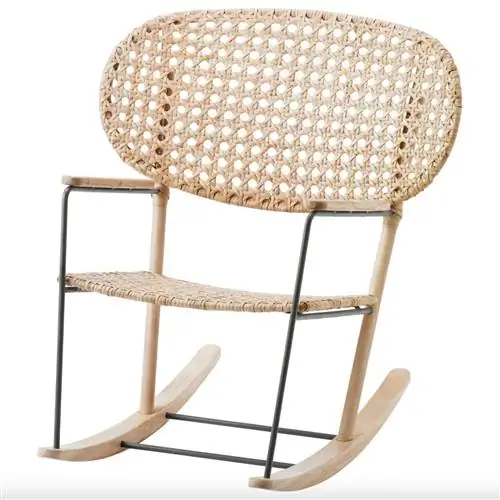 ГРОНАДАЛЬ Кресло-качалка из ясеня и плетения от ИКЕА