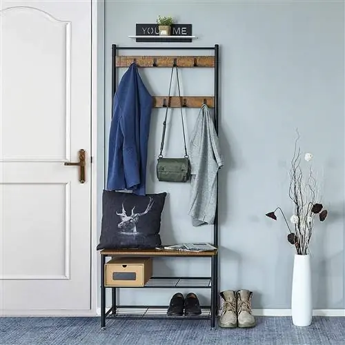 Amazon Rustic Shoe Rack Стоящая вешалка для одежды