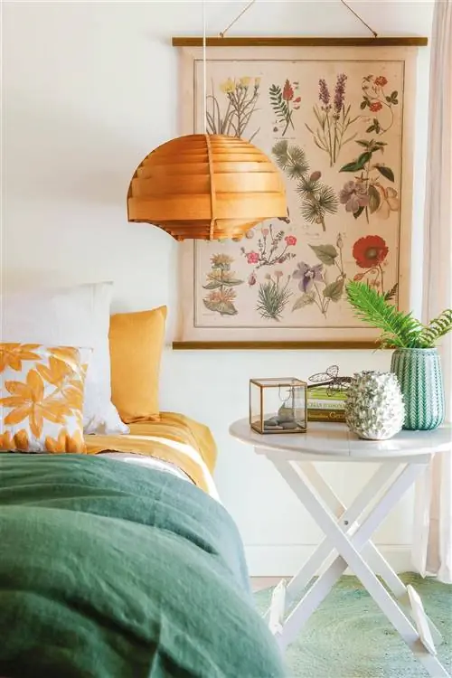 Круглая белая тумбочка 00488805