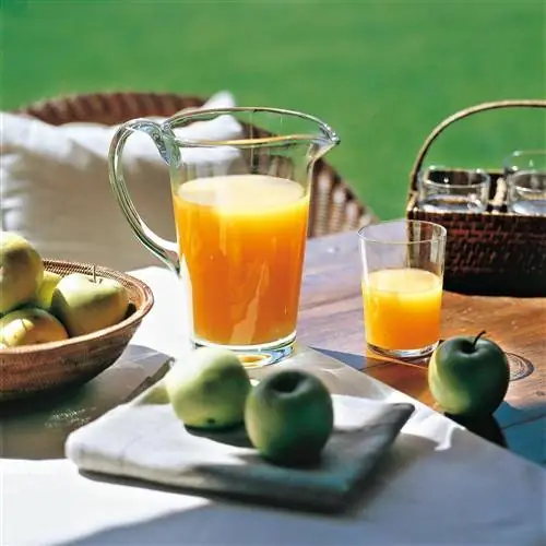 деталь апельсинового сока