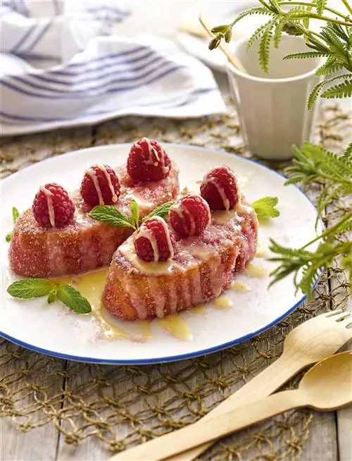 Малиновый французский тост с шоколадом