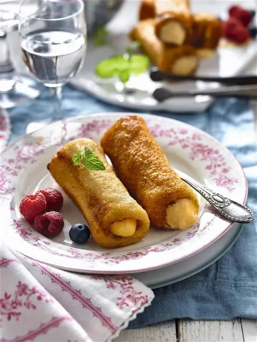 Эклеры Torrija с заварным кремом