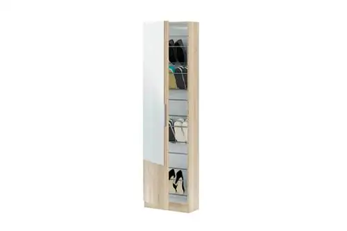 Тумба для обуви с зеркалом, встроенным в дверь, Leroy Merlin