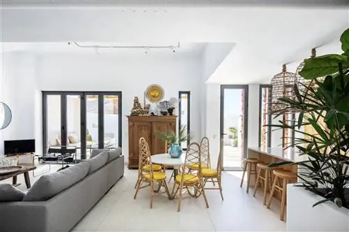 гостиная кухня Casa cabo de gata Isabel Jiménez