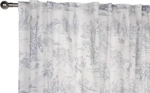 Прозрачная ткань Blue Toile Jouy с голубым цветочным мотивом 270 x 200 см от Leroy Merlin Прозрачная ткань Blue Toile Jouy с голубым цветочным мотивом 270 x 200 см от Leroy Merlin