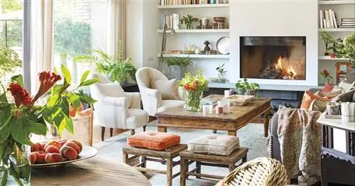 Пол из натуральных материалов и сочетание текстур, вдохновленных фильмом «Из Африки»