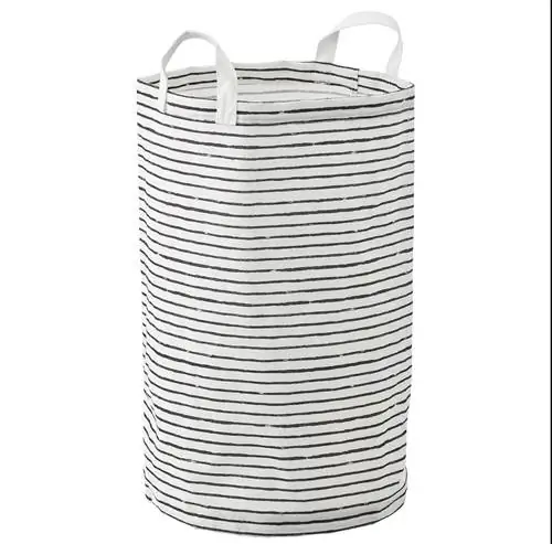 4.-полосатая-корзина для белья в ikea 4.-полосатая-корзина для белья в ikea