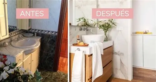 До и после: 5 старомодных ванных комнат, которые обрели стиль