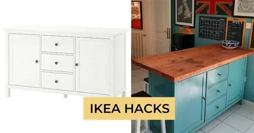 Взломайте свой буфет Ikea HEMNES и превратите его в кухонный полуостров