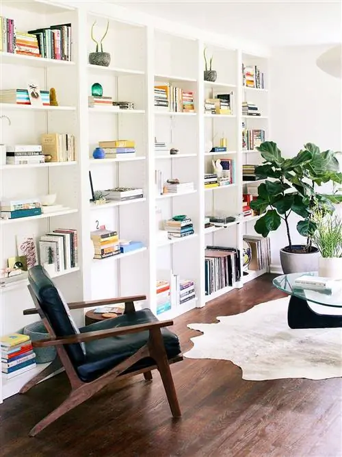 Взлом книжного шкафа IKEA BILLY от стены до стены, через Pinterest Взлом книжного шкафа IKEA BILLY от стены до стены, через Pinterest