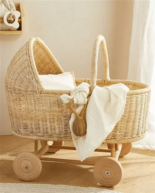 Тележка для игрушек из ротанга Zara Home Тележка для игрушек из ротанга Zara Home