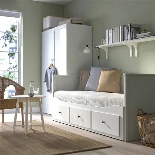 хемнэс-структура-кушетки-с-3-ящиками-белый-ikea хемнэс-структура-кушетки-с-3-ящиками-белый-ikea