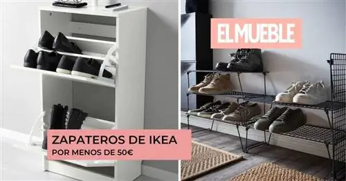 5 хороших, красивых и недорогих полочек для обуви Ikea менее чем за 50 евро