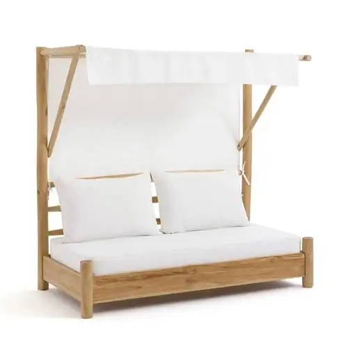 Тиковый садовый диван от La Redoute