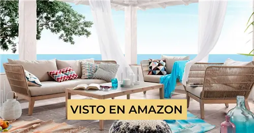Оборудуйте свою террасу этой садовой мебелью Amazon. Они стильные и функциональные