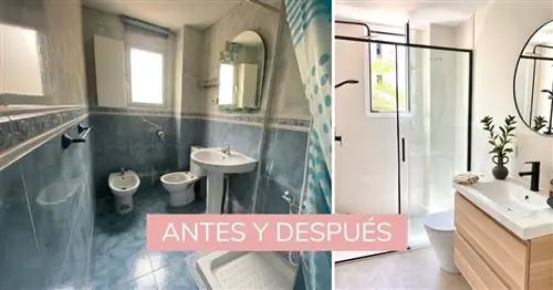 От читателя El Mueble до декоратора: Пилар показывает нам до и после этой ванной (с картой)