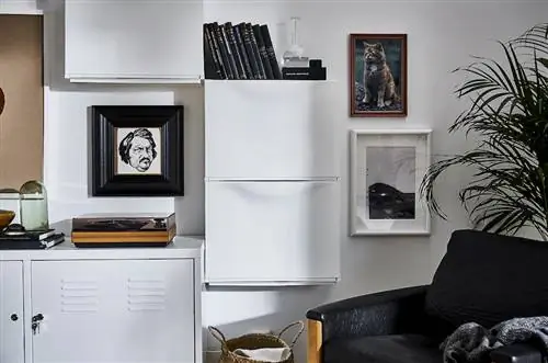 использует полку для обуви trones ikea полка