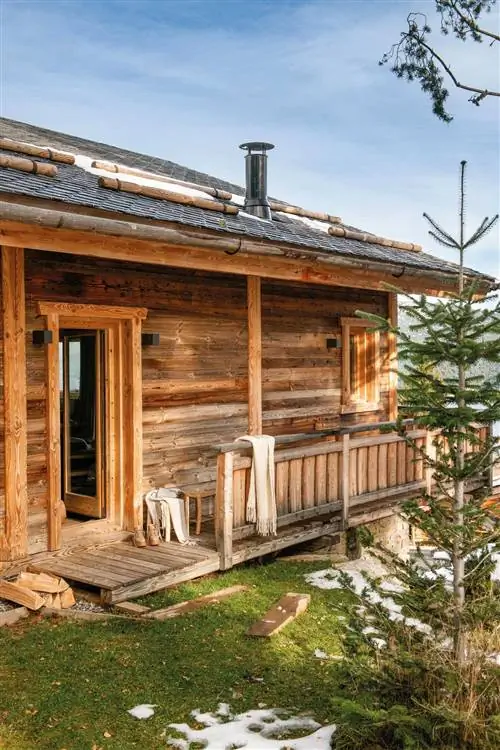 деревянный дом-фасад 00517194