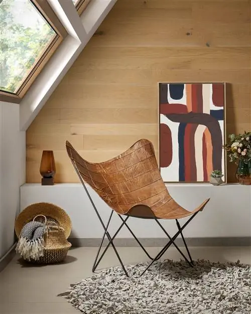 Кожаное лоскутное кресло Fly от Kave Home