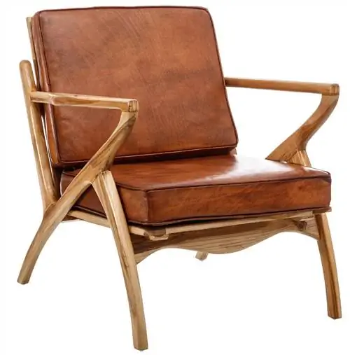 Кожаное кресло Westwing Lola