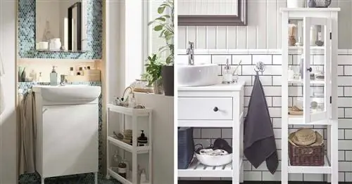 Простые идеи и хитрости ИКЕА по организации маленькой ванной (с покупками)