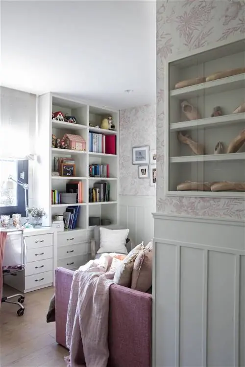 детская спальня с витриной с балетками 00498787 O