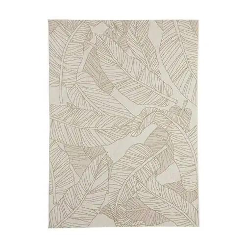 Ковер для гостиной с большими листьями от LA Redoute