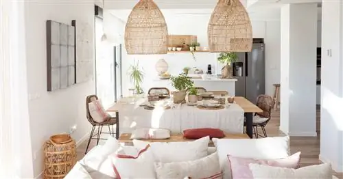 Модная реформа: удачное объединение кухни, столовой и гостиной в одном пространстве