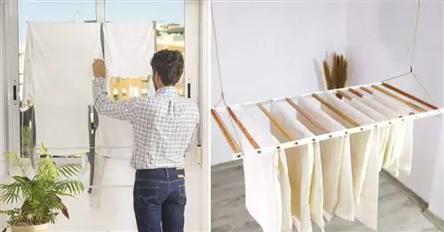 9 лучших потолочных бельевых веревок, которые помогут вам сэкономить место дома