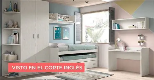 7 молодежных спален от El Corte Inglés с отличными идеями, которые вы захотите скопировать