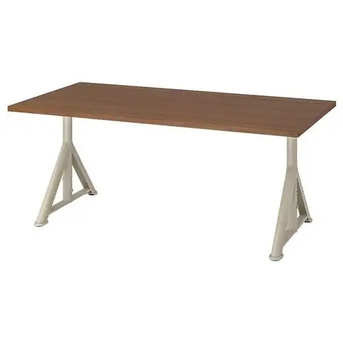 Ikea IDÅSEN письменный стол белого цвета и дерева. Ikea IDÅSEN письменный стол белого цвета и дерева.