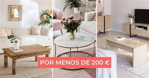 9 журнальных столиков менее чем за 200 евро с WOW-эффектом