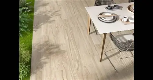 Напольная плитка из керамогранита ARTENS Scandinavia 20x120 см медовый C3 экстерьер от Leroy Merlin.
