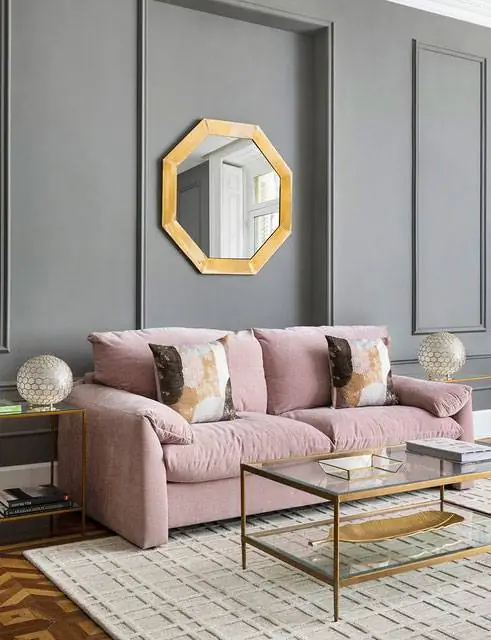 Декоративное восьмиугольное настенное зеркало Douglas El Corte Ingles