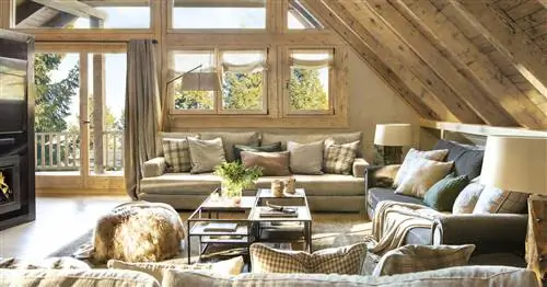 Горная хижина, обшитая деревом и фланелью: тепло было вот в чем