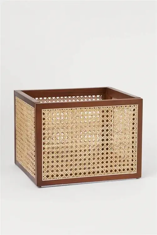 Корзины H&M прямоугольная корзина из ротанга