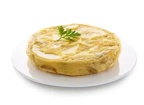 Классический картофельный омлет.