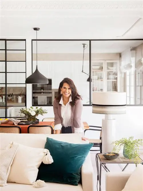 Дизайнер интерьеров Наталья Зубисаррета в одном из своих проектов.