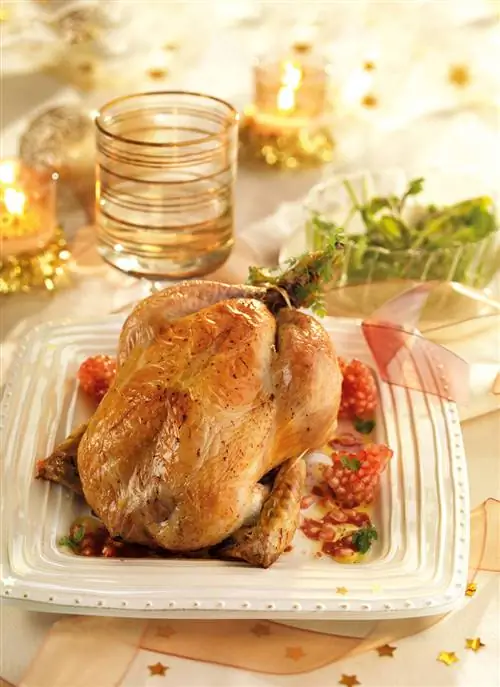 фаршированный рождественский каплун