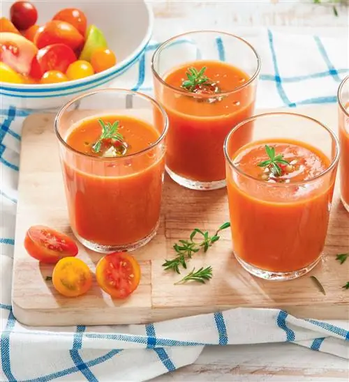 Июньская сезонная кухня: рецепт шотов гаспачо.