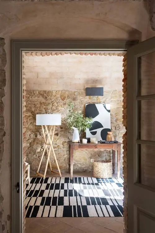 Идеи стиля прихожей: современный рустик.