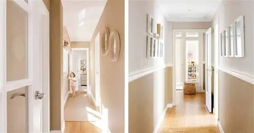 Оформление коридоров: 11 фото и идей коридоров с супер стильными обоями