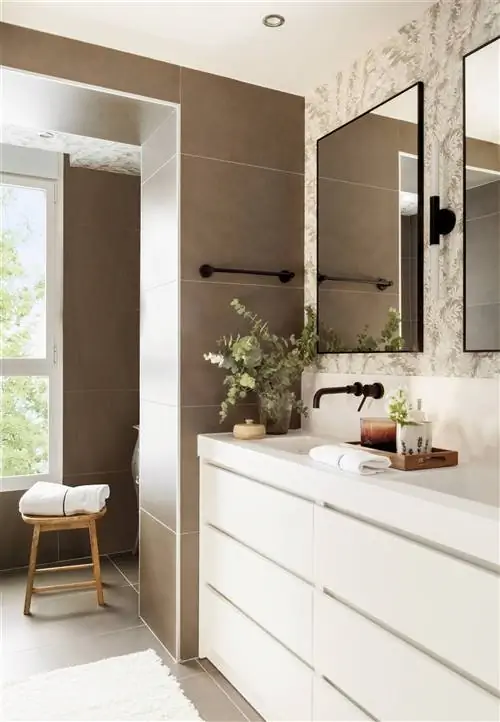 Идеи для украшения стен ванной комнаты.