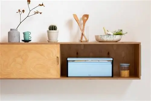 Выпадающая хлебница Brabantia Dreamy Blue