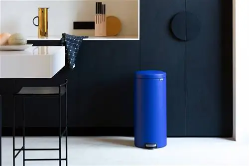 Brabantia NewIcon Pedal Bin 30L Mineral Powerful Blue