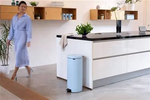 Корзина для мусора Brabantia Dreamy Blue Pedal