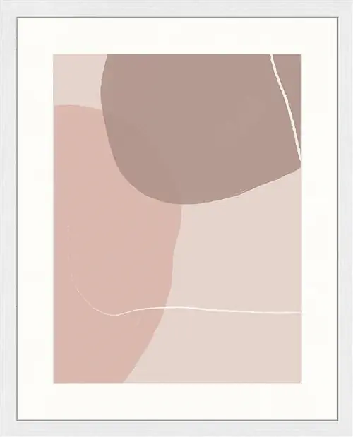 Абстрактная живопись в розовых тонах от Weswing Now