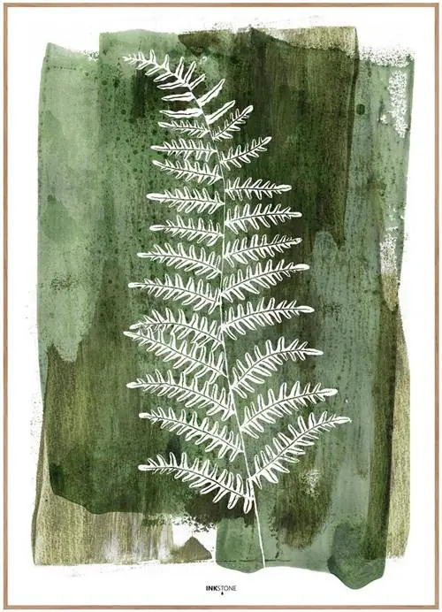 Westwing Now Роспись прихожей с ботаническими мотивами.