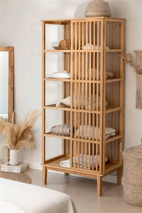 Бамбуковый шкаф Sklum.